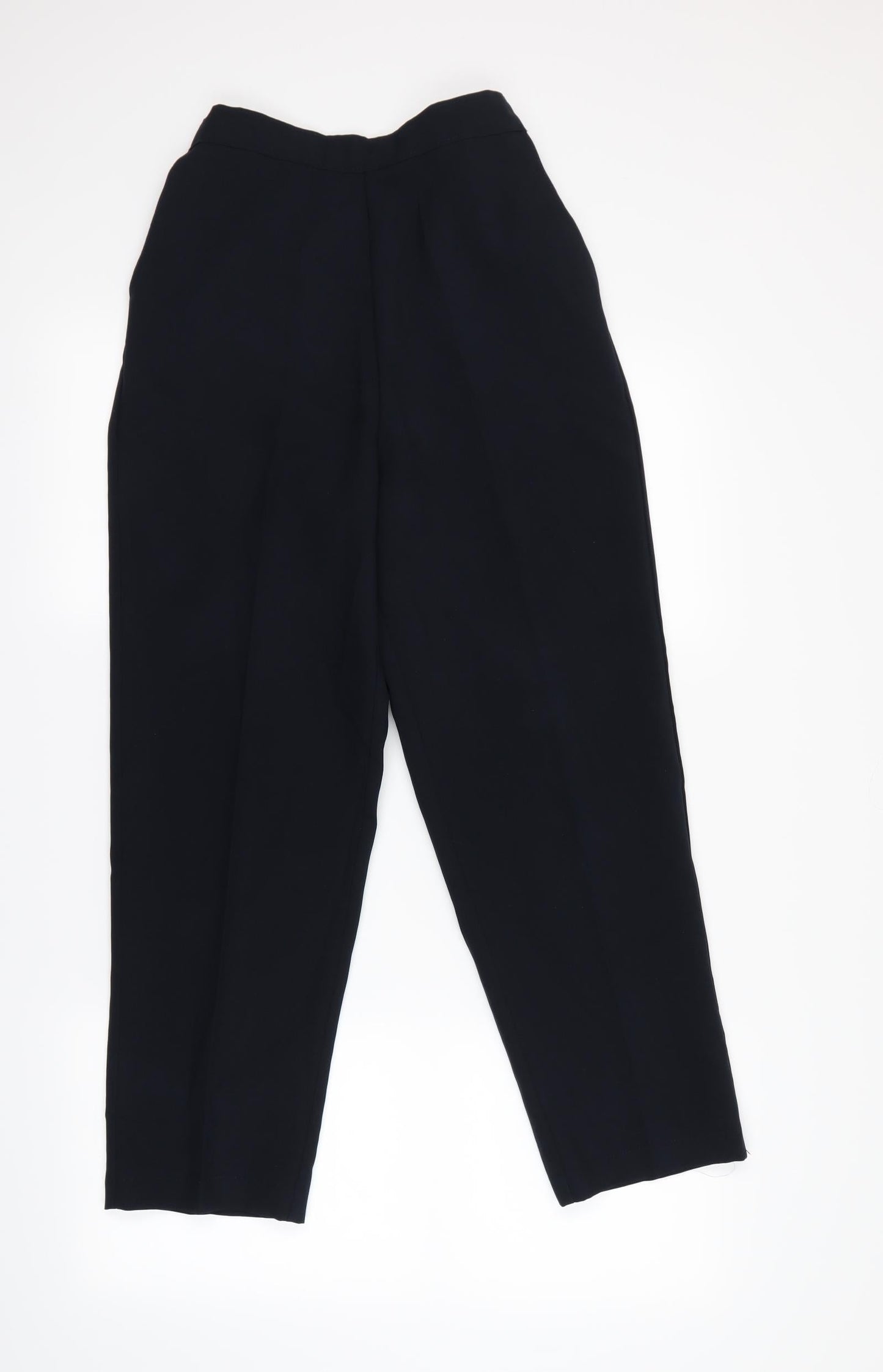 Womens UK Size 12 Preworn Regular Fit Dress Pants Blue Trousers