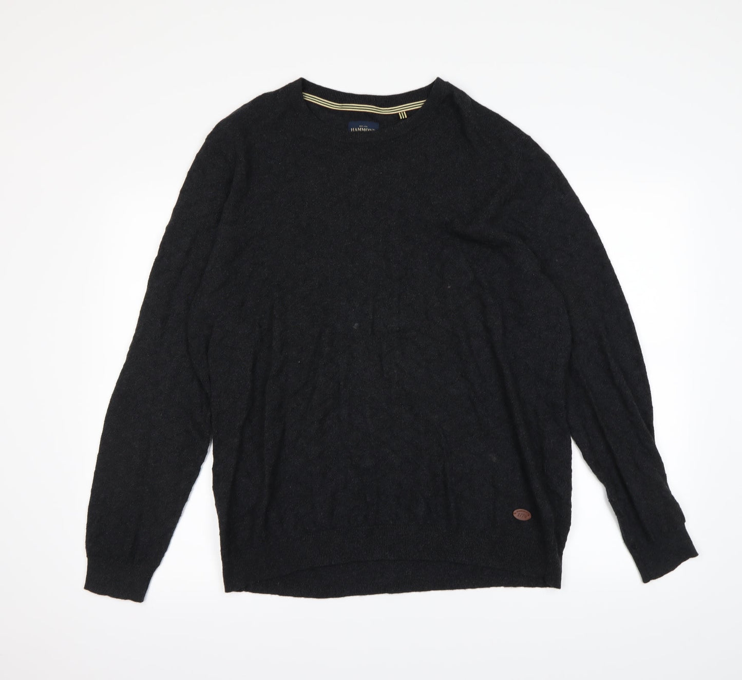 Hammond & Co Mens Black   Pullover Sweatshirt Size L
