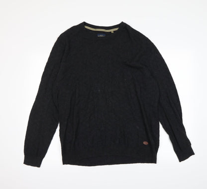 Hammond & Co Mens Black   Pullover Sweatshirt Size L