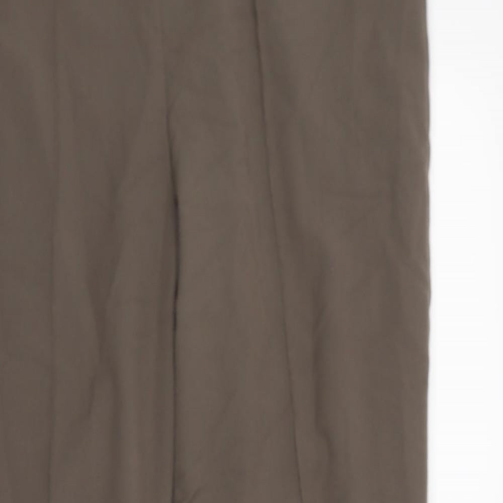 Bonmarché Womens Green   Dress Pants Trousers Size 14 L25 in