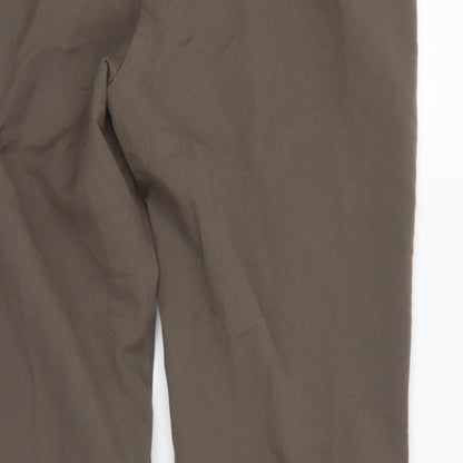 Bonmarché Womens Green   Dress Pants Trousers Size 14 L25 in