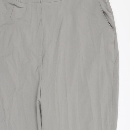 Slimma Mens Grey   Dress Pants Trousers Size 24 L24 in