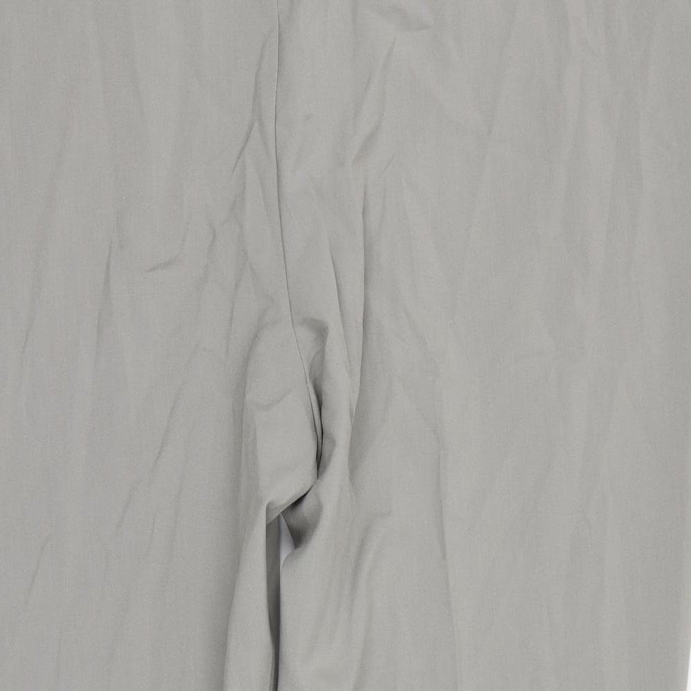 Slimma Mens Grey   Dress Pants Trousers Size 24 L24 in