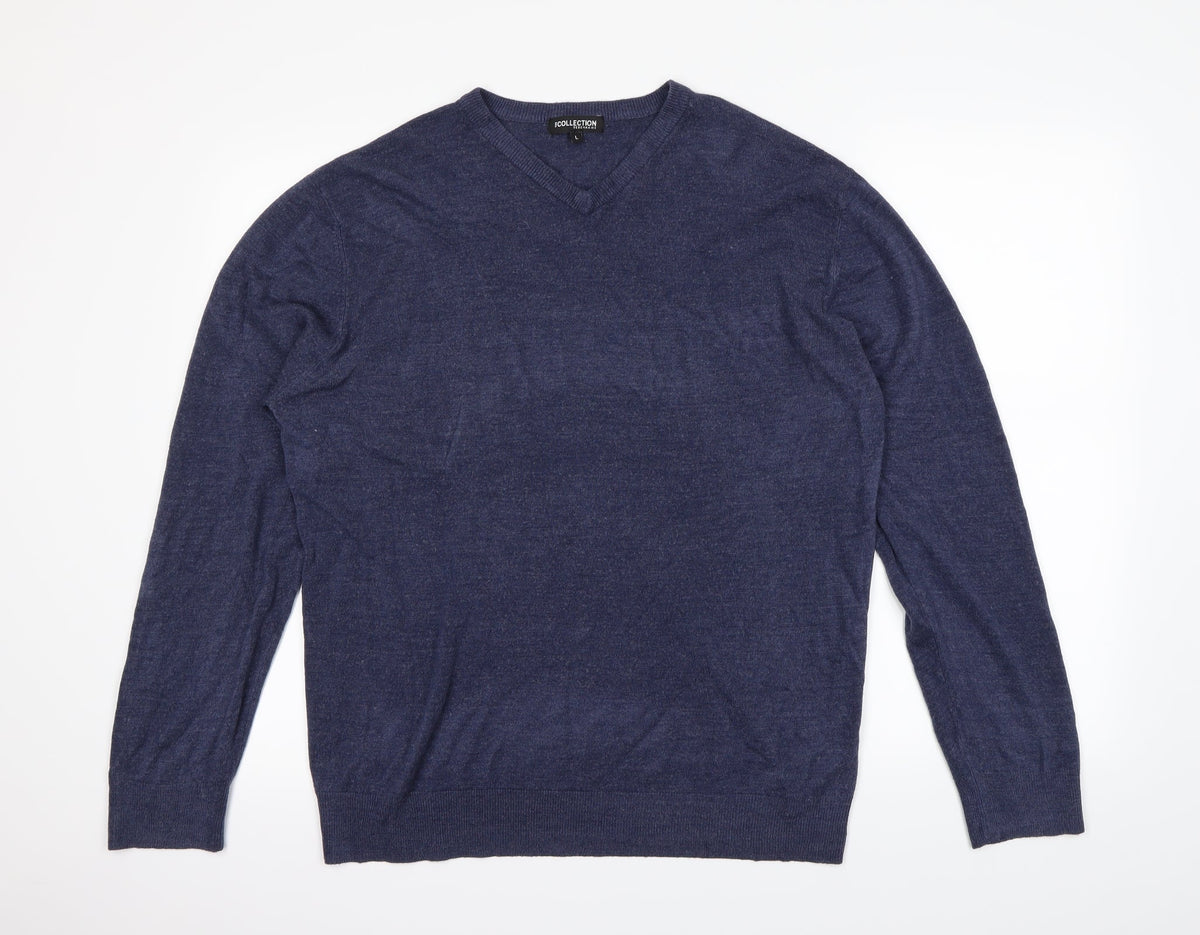Debenhams Womens Blue   Pullover Sweatshirt Size L