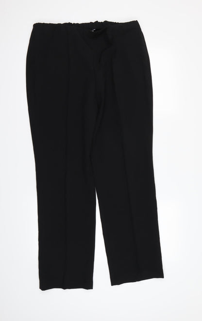 Bonmarché Womens Black   Dress Pants Trousers Size 14 L24 in