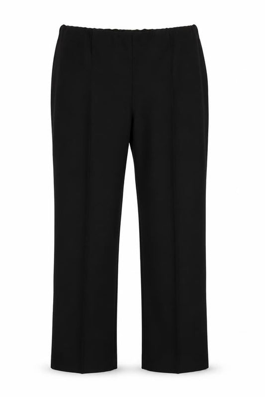Womens UK Size 14 Bonmarché Regular Fit Dress Pants Black Trousers