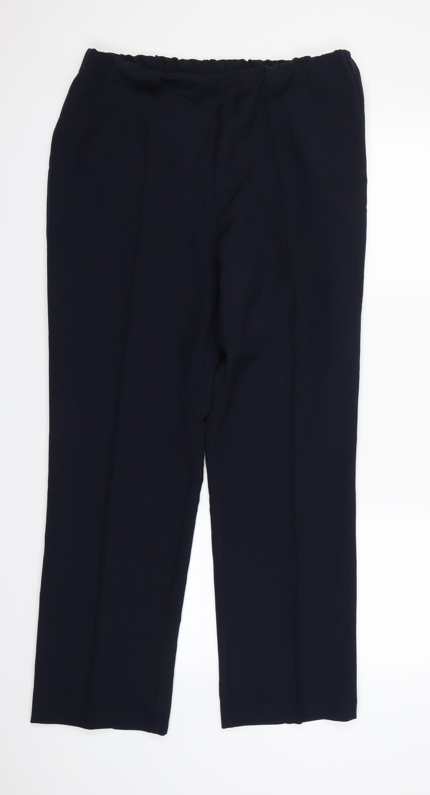 Bonmarché Womens Blue   Dress Pants Trousers Size 14 L28 in