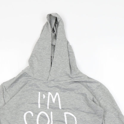 Preworn Womens Grey   Pullover Hoodie Size S