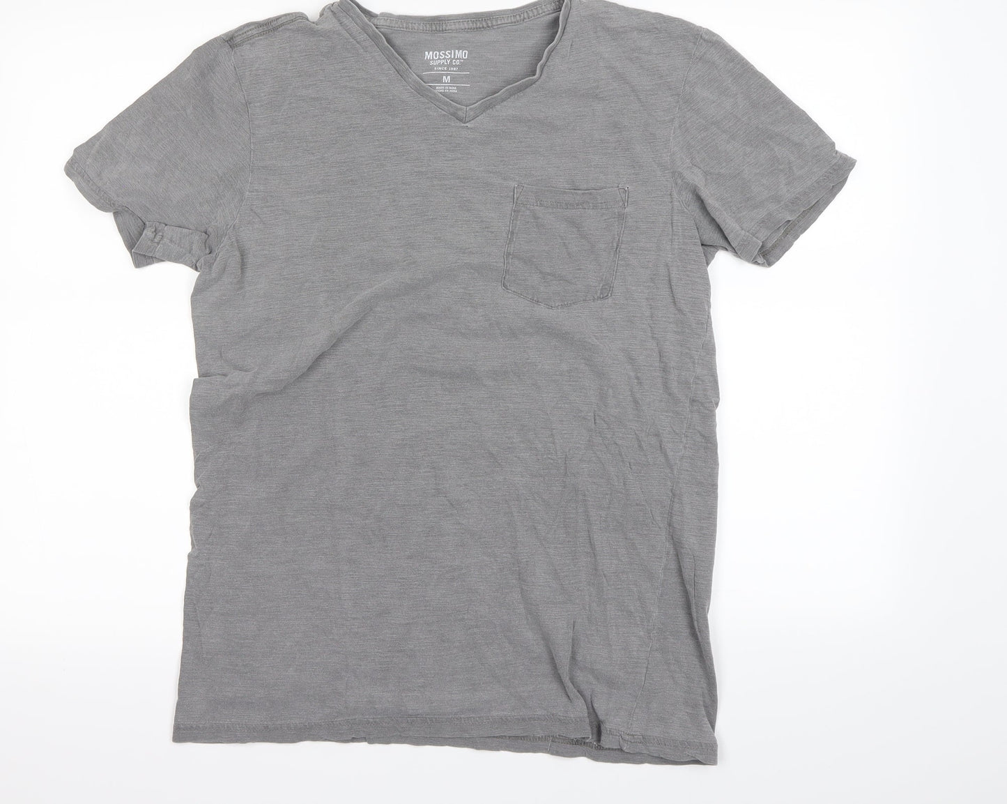 Womens UK Size M Mossimo Grey Basic T-Shirt