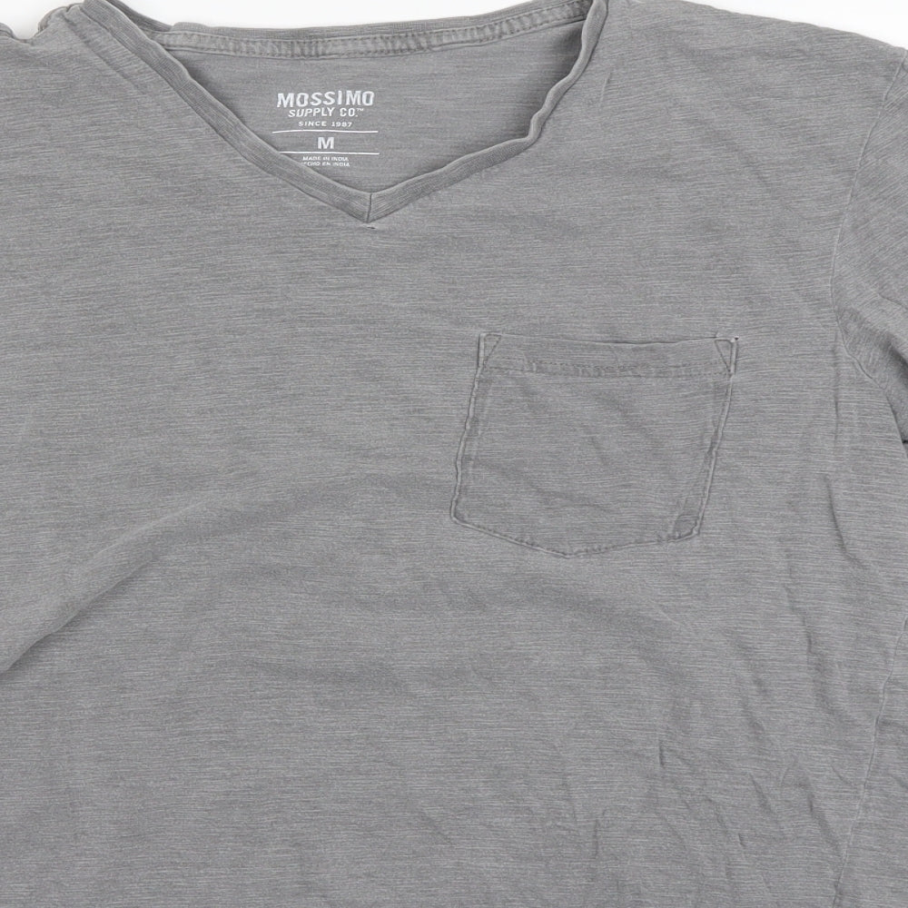 Womens UK Size M Mossimo Grey Basic T-Shirt