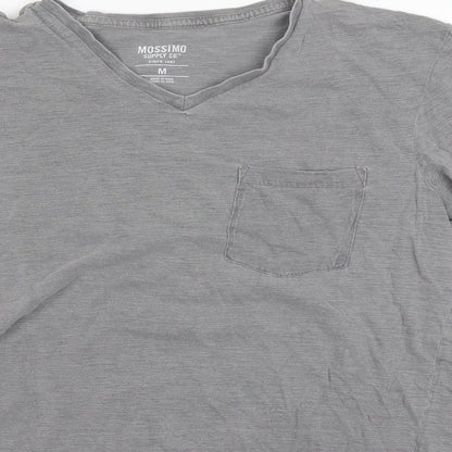 Womens UK Size M Mossimo Grey Basic T-Shirt