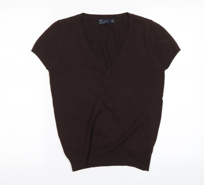 Zara Mens Brown   Vest Sweatshirt Size M