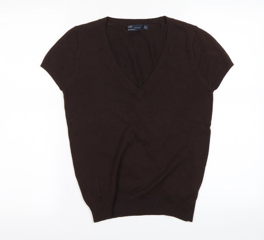 Zara Mens Brown   Vest Sweatshirt Size M