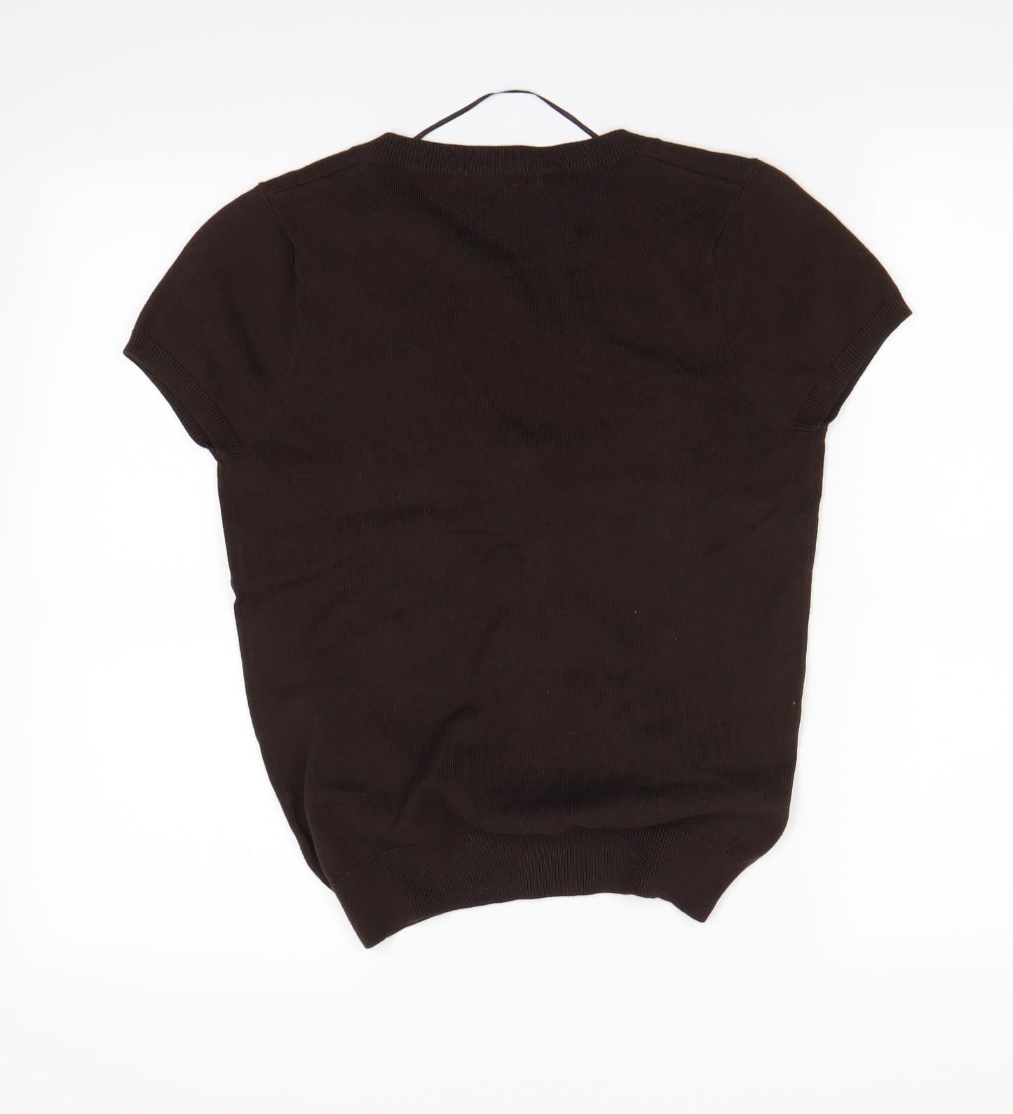 Zara Mens Brown   Vest Sweatshirt Size M