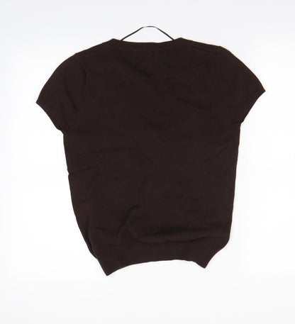 Zara Mens Brown   Vest Sweatshirt Size M