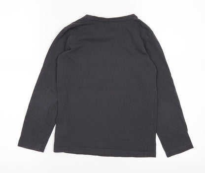 BOYS DEPT Boys Grey   Basic T-Shirt Size S