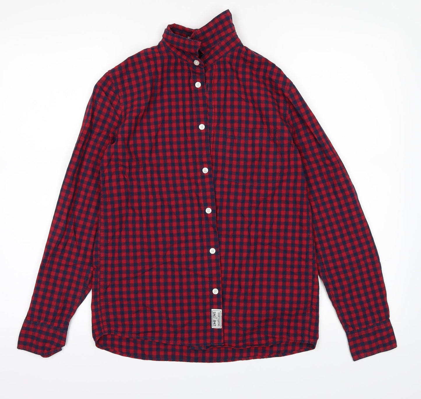 H&M Girls Red   Basic Button-Up Size 12-13 Years