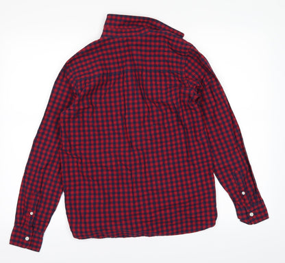 H&M Girls Red   Basic Button-Up Size 12-13 Years