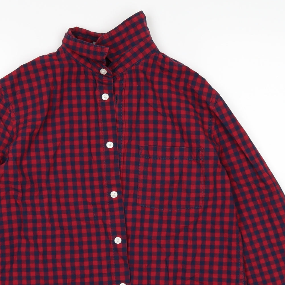 H&M Girls Red   Basic Button-Up Size 12-13 Years