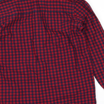 H&M Girls Red   Basic Button-Up Size 12-13 Years