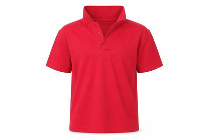 woodbank Boys Red   Basic Polo Size 13 Years