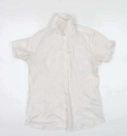 smart start Boys White   Basic Button-Up Size 11-12 Years