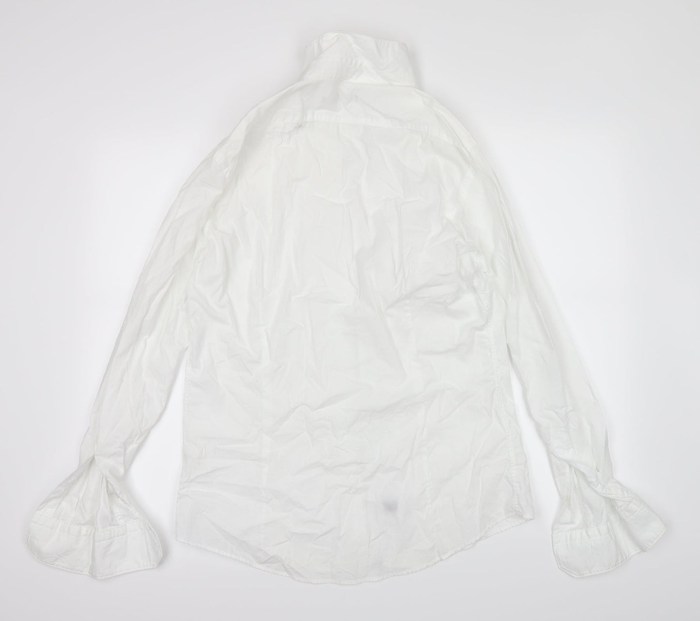 Mens UK Collar Size 42 belmonte Smart White  Dress Shirt
