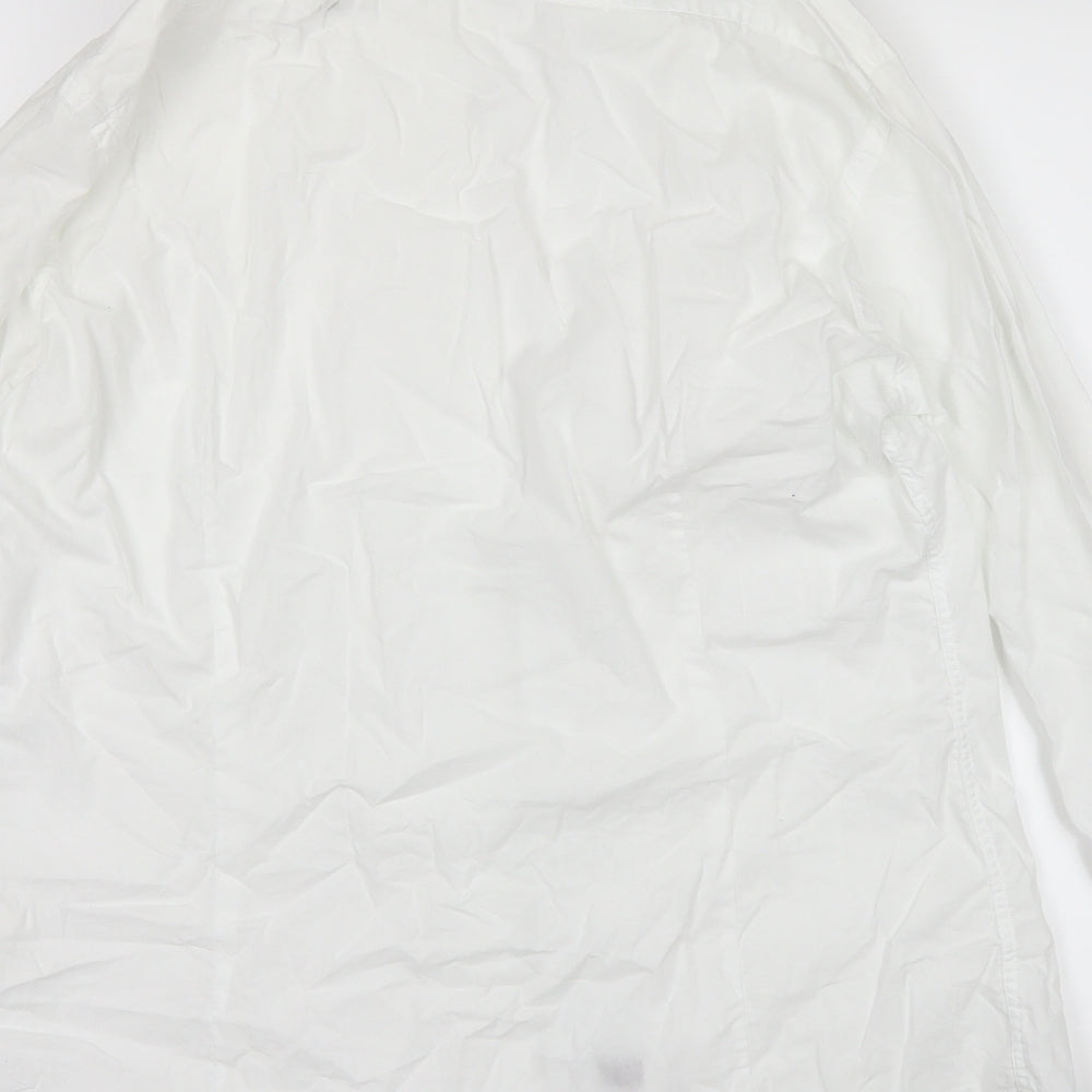 Mens UK Collar Size 42 belmonte Smart White  Dress Shirt