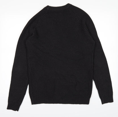 Selected Womens Black   Pullover Jumper Size S