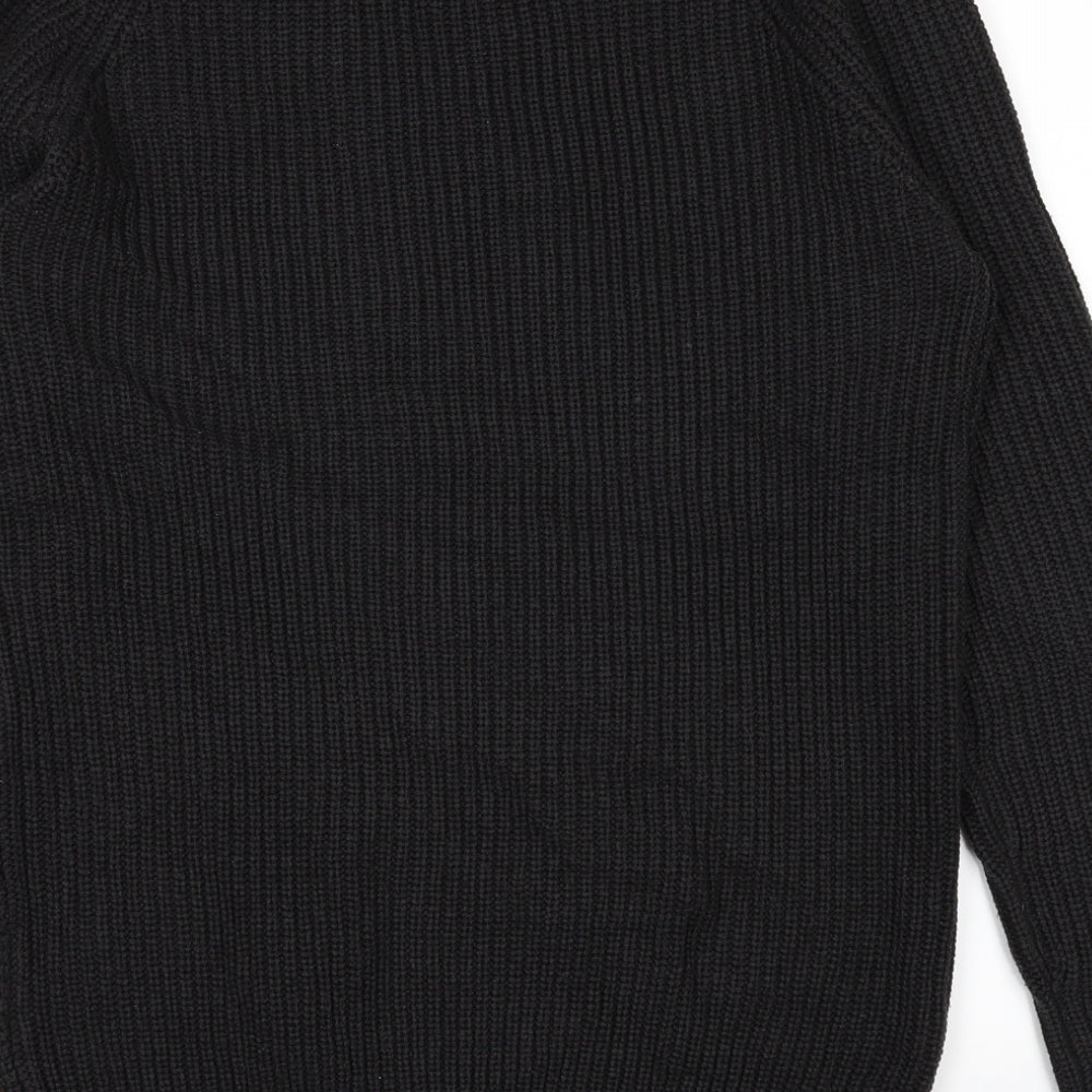 Selected Womens Black   Pullover Jumper Size S