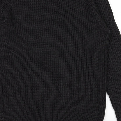 Selected Womens Black   Pullover Jumper Size S