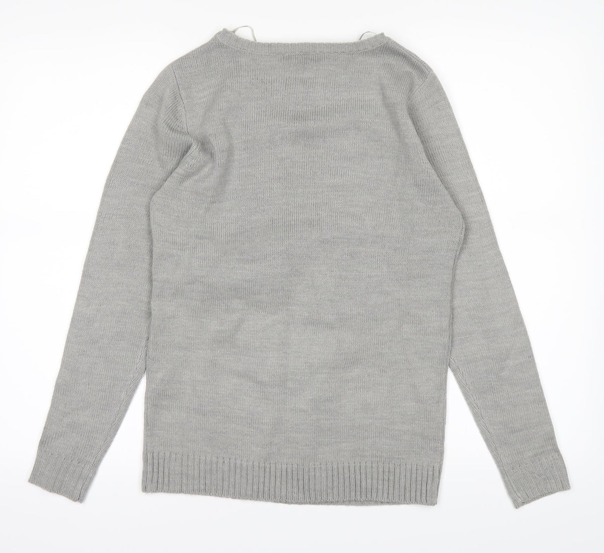 Peacocks Womens Grey   Pullover Jumper Size S