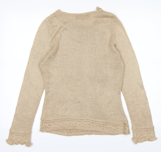 Stephen Womens Brown   Pullover Jumper Size S