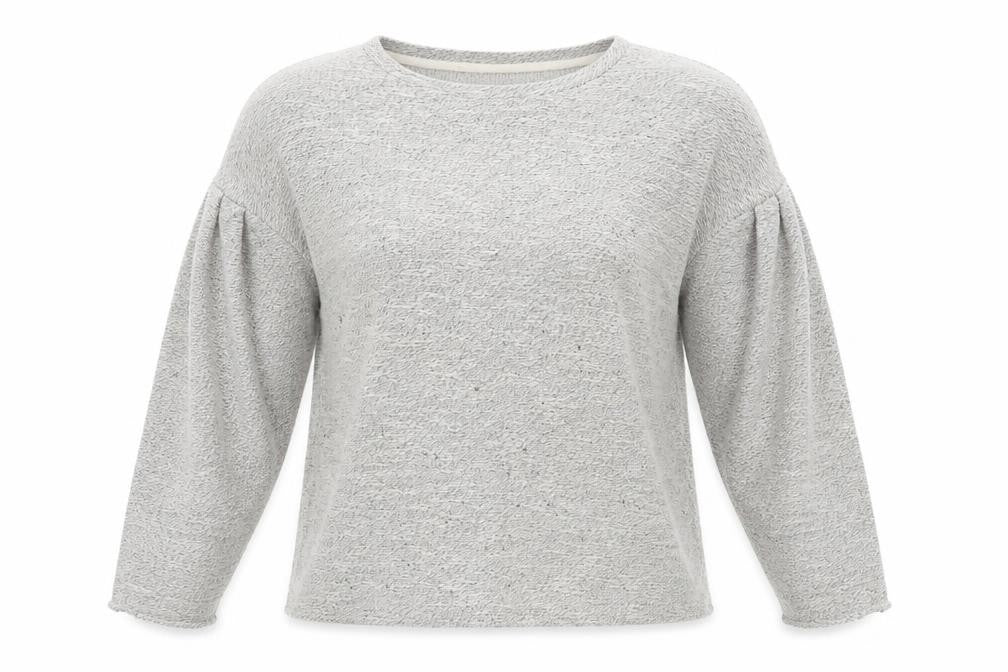 Womens UK Size S New Look Grey Basic T-Shirt