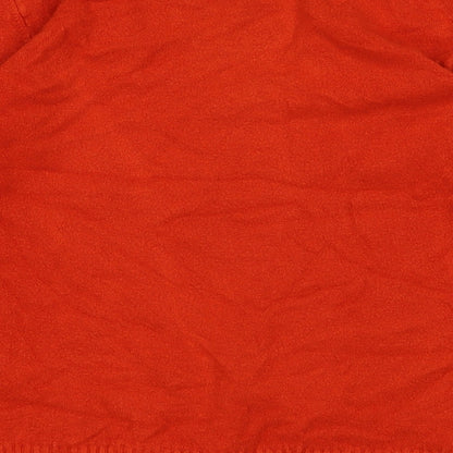 Made in Italy Womens Orange   Basic T-Shirt Size 12