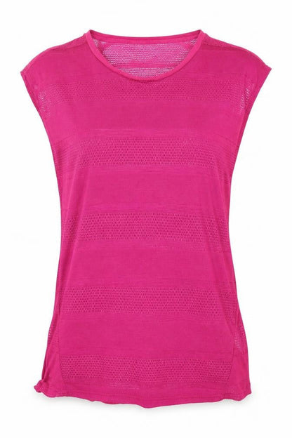Next Womens Pink   Tunic Tank Size 8  - See Through