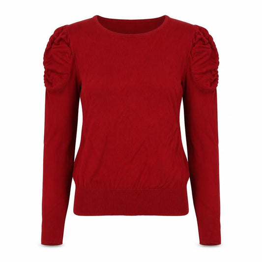 Mexx Womens Red  Knit Pullover Jumper Size M