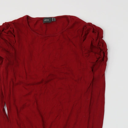 Mexx Womens Red  Knit Pullover Jumper Size M