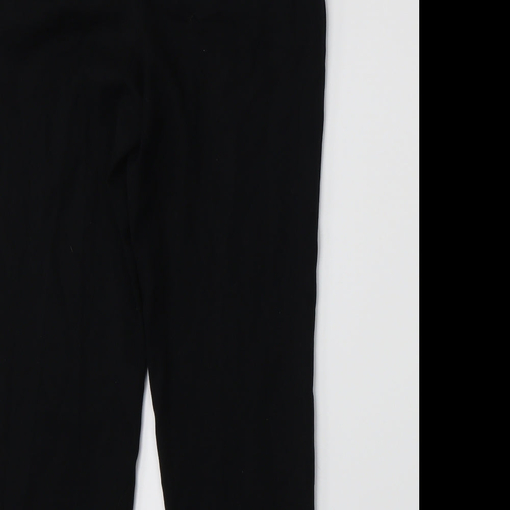 Womens UK Size 8 Marks and Spencer Regular Fit  Black Trousers