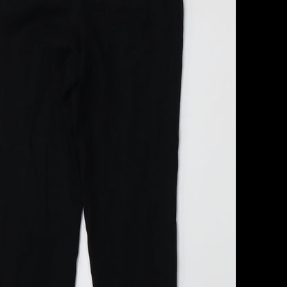 Womens UK Size 8 Marks and Spencer Regular Fit  Black Trousers