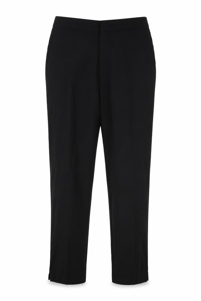 Womens UK Size 16 Preworn Regular Fit  Black Trousers