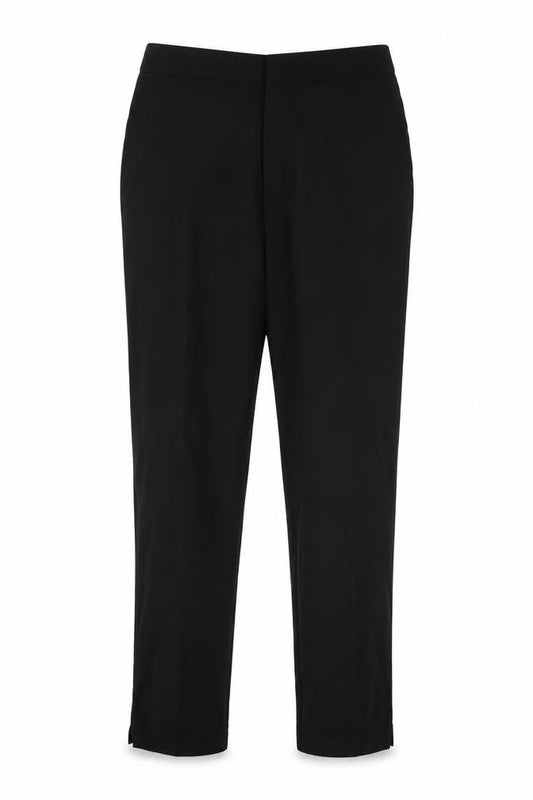 Womens UK Size 16 Preworn Regular Fit  Black Trousers