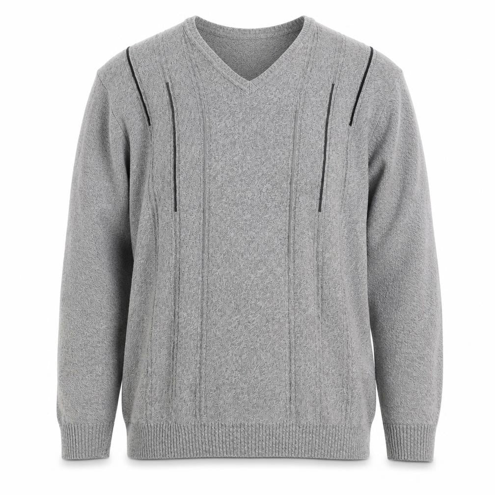 Mens UK Size M Greenwoods Grey Pullover Jumper