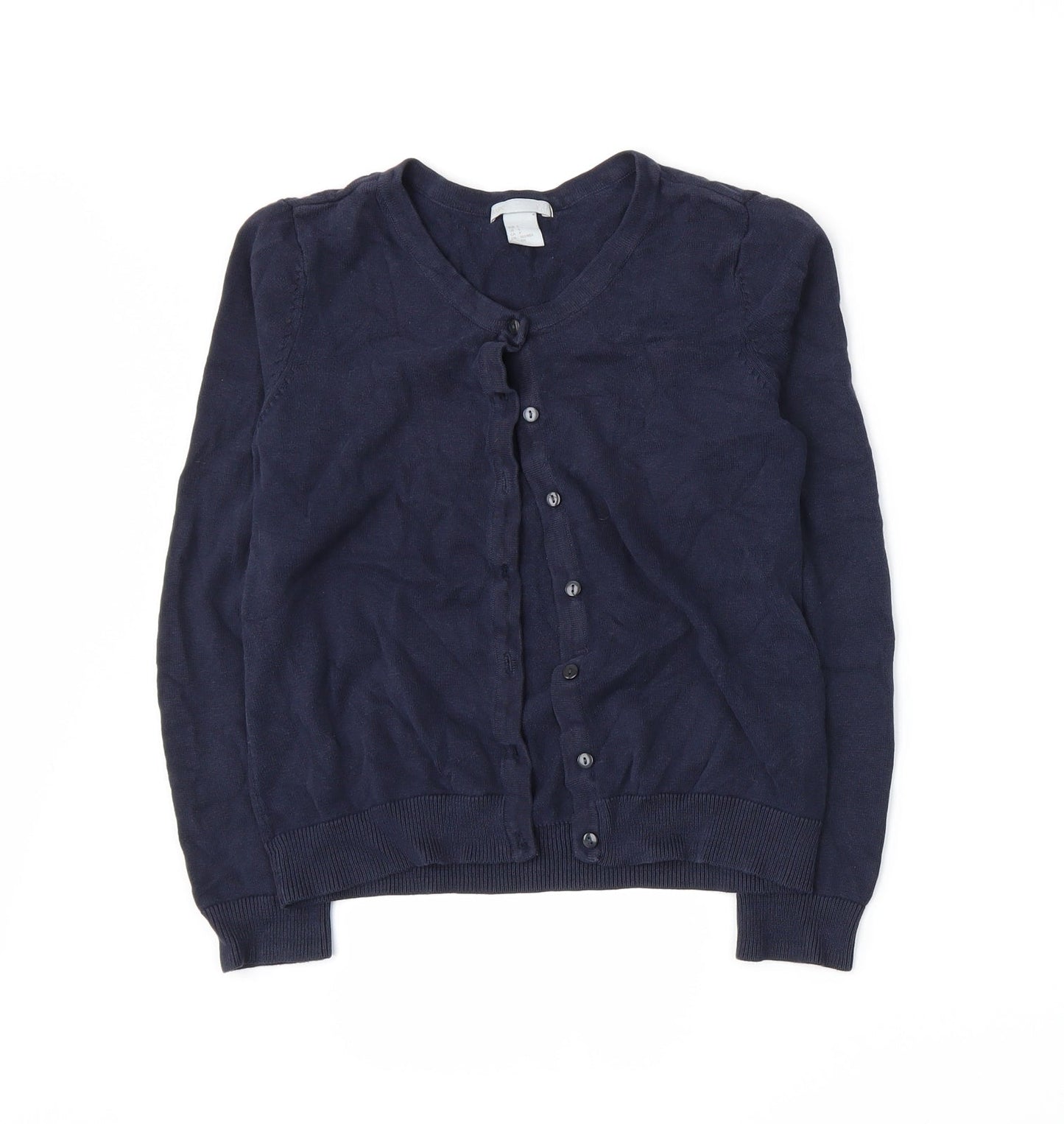 H&M Womens Blue  Knit Cardigan Jumper Size S