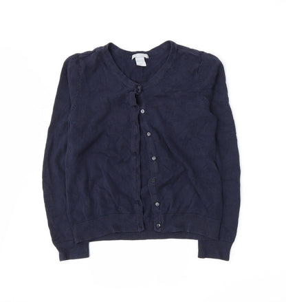 H&M Womens Blue  Knit Cardigan Jumper Size S