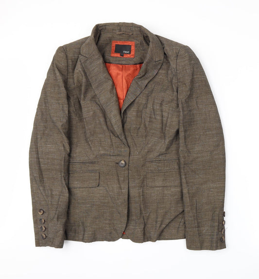 NEXT Womens Brown   Jacket Suit Jacket Size 14