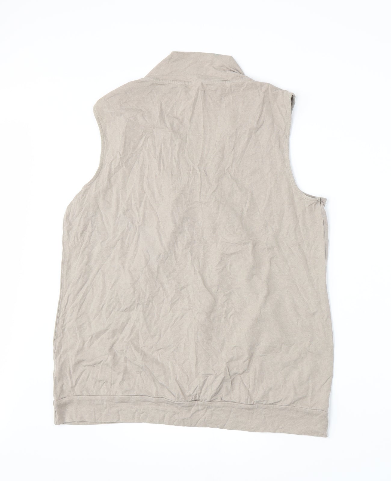 Womens UK Size 18 Marks and Spencer Beige Basic Tank