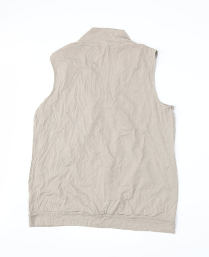Womens UK Size 18 Marks and Spencer Beige Basic Tank