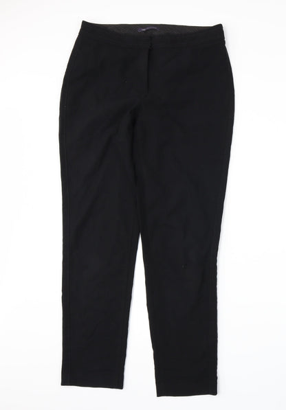 Womens UK Size 10 Marks and Spencer Regular Fit  Black Trousers