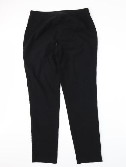 Womens UK Size 10 Marks and Spencer Regular Fit  Black Trousers